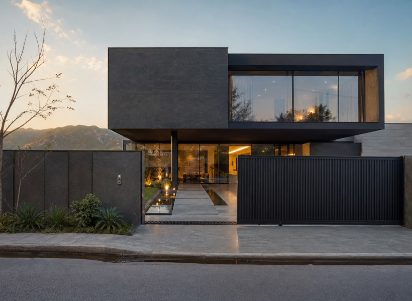 1 Kanal contemporary house design with glass-box upper floor, Bahria Town Islamabad
